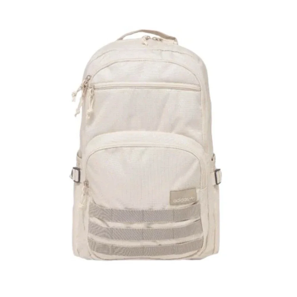 Adidas Originals Daily Backpack - Putty Beige Black NEW JK3427